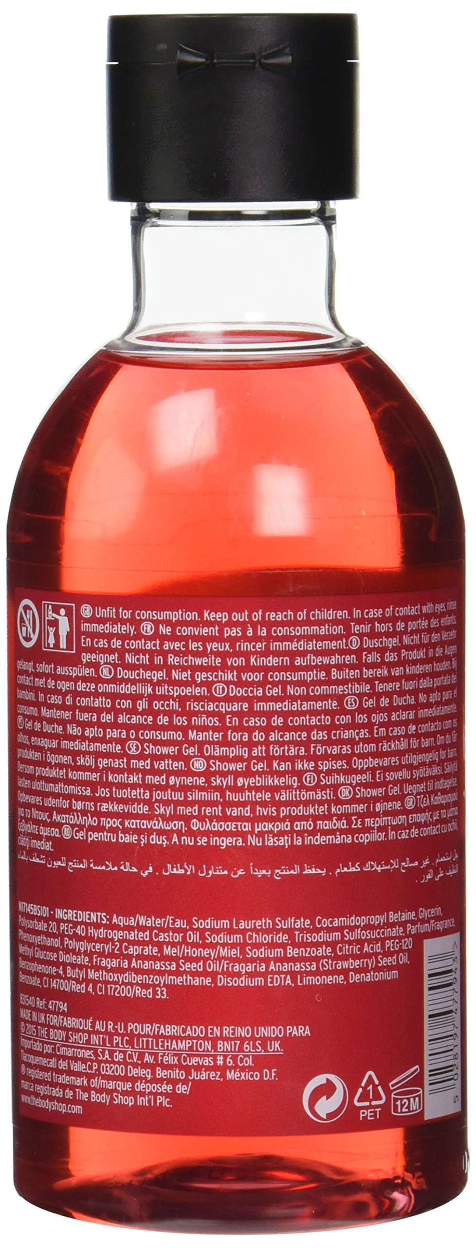 Foto 3 pulgar | Gel De Ducha The Body Shop Fresa 250 Ml Sin Parabenos - Venta Internacional.
