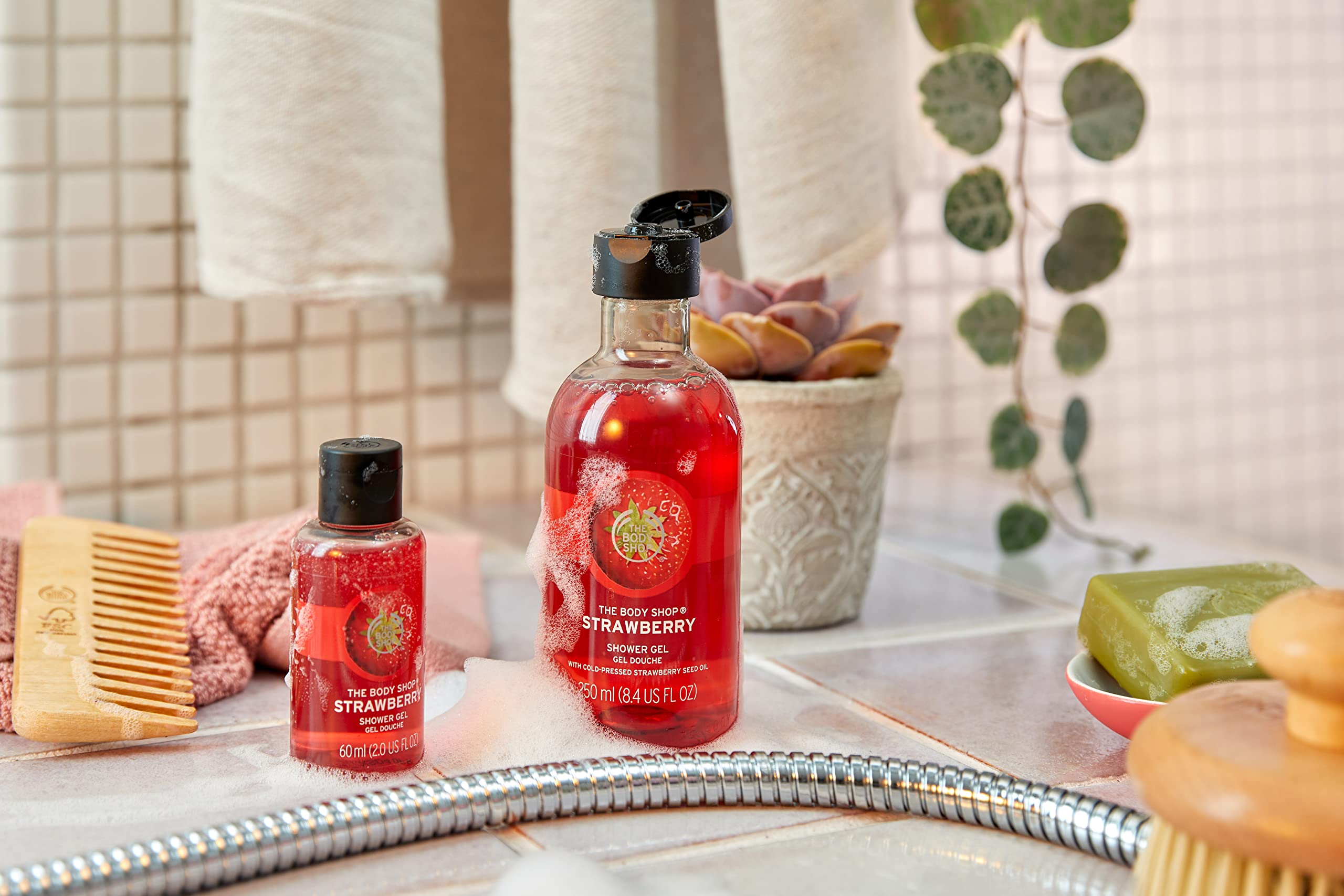 Foto 5 pulgar | Gel De Ducha The Body Shop Fresa 250 Ml Sin Parabenos - Venta Internacional.