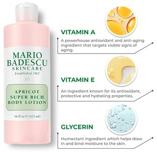 Foto 4 | Loción Corporal Mario Badescu Apricot Super Rich 473 Ml - Venta Internacional.