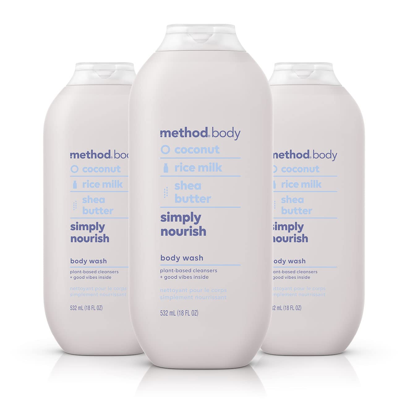 Body Wash Method Simply Nourish, 532 Ml (paquete De 3) - Venta Internacional.