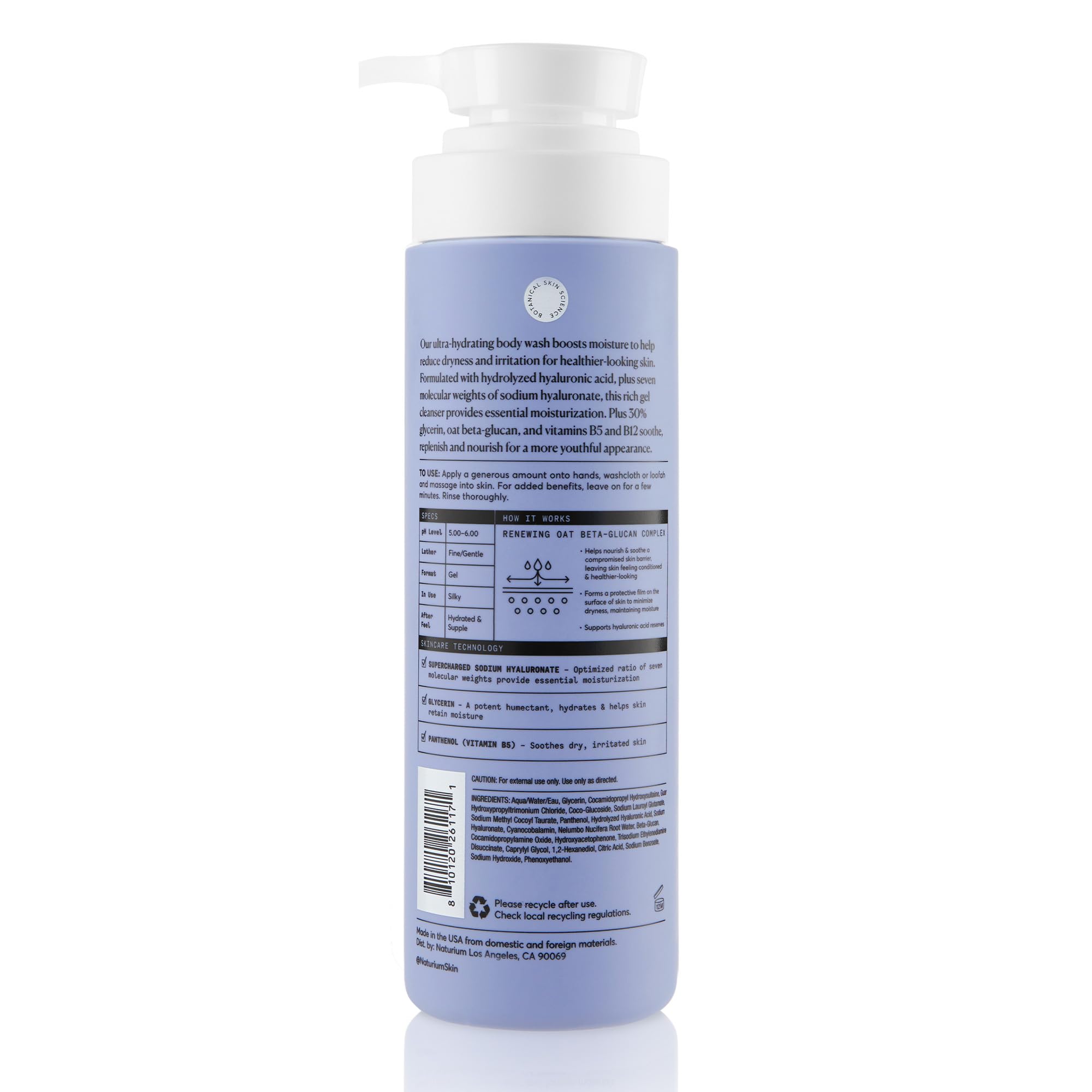 Foto 7 pulgar | Gel De Baño Naturium The Booster Con Ácido Hialurónico 500 Ml - Venta Internacional.