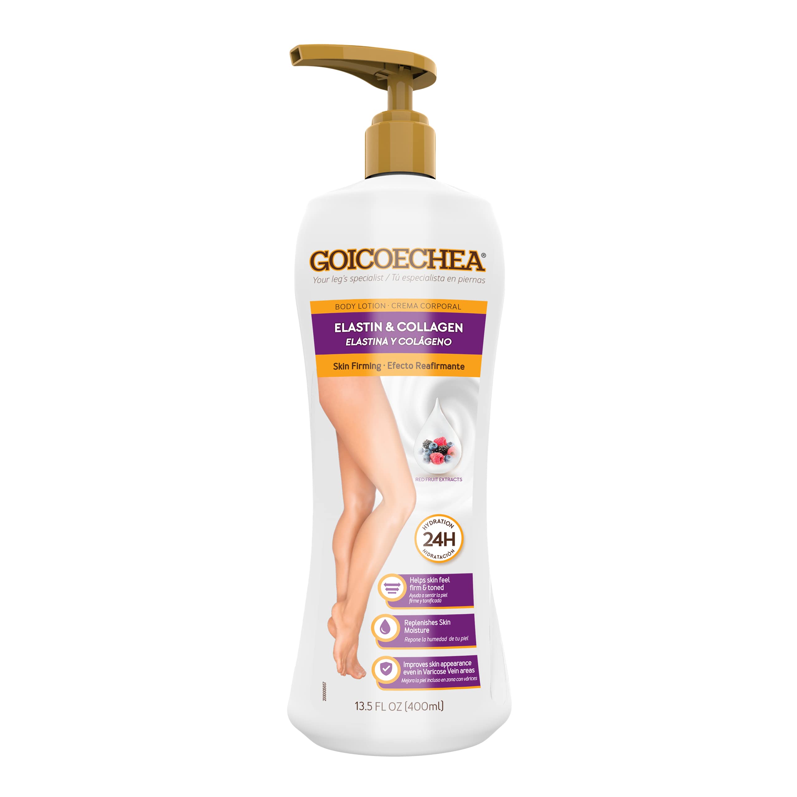 Foto 2 pulgar | Loción Reafirmante Goicoechea Para Piernas, Cuerpo Y Brazos, 400 Ml - Venta Internacional.