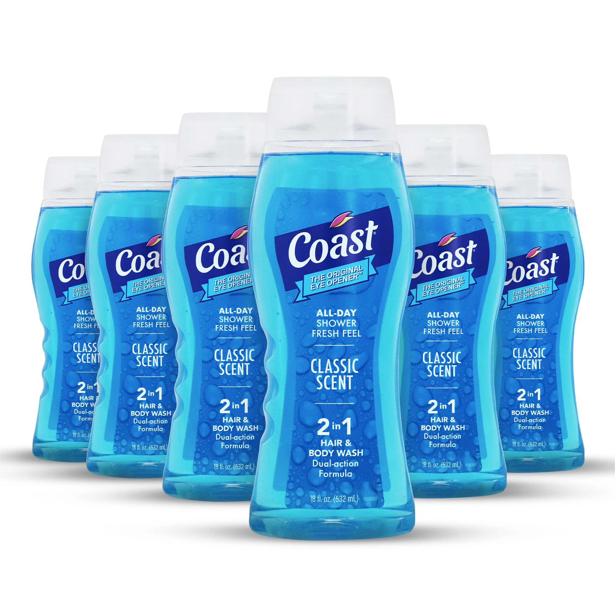 Gel De Baño, Champú Y Acondicionador Coast 2-in-1 Classic 540 Ml - Venta Internacional.