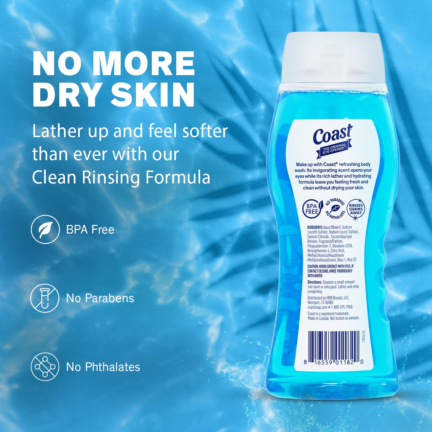Foto 5 pulgar | Gel De Baño, Champú Y Acondicionador Coast 2-in-1 Classic 540 Ml - Venta Internacional.