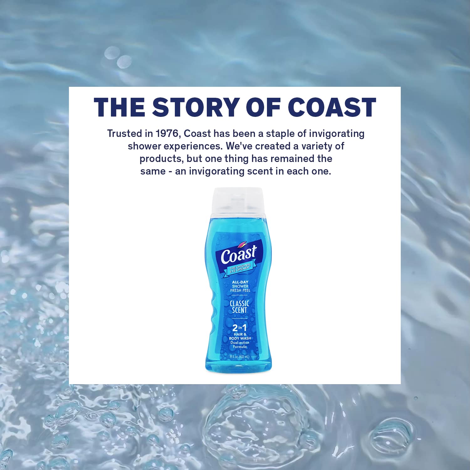 Foto 7 pulgar | Gel De Baño, Champú Y Acondicionador Coast 2-in-1 Classic 540 Ml - Venta Internacional.