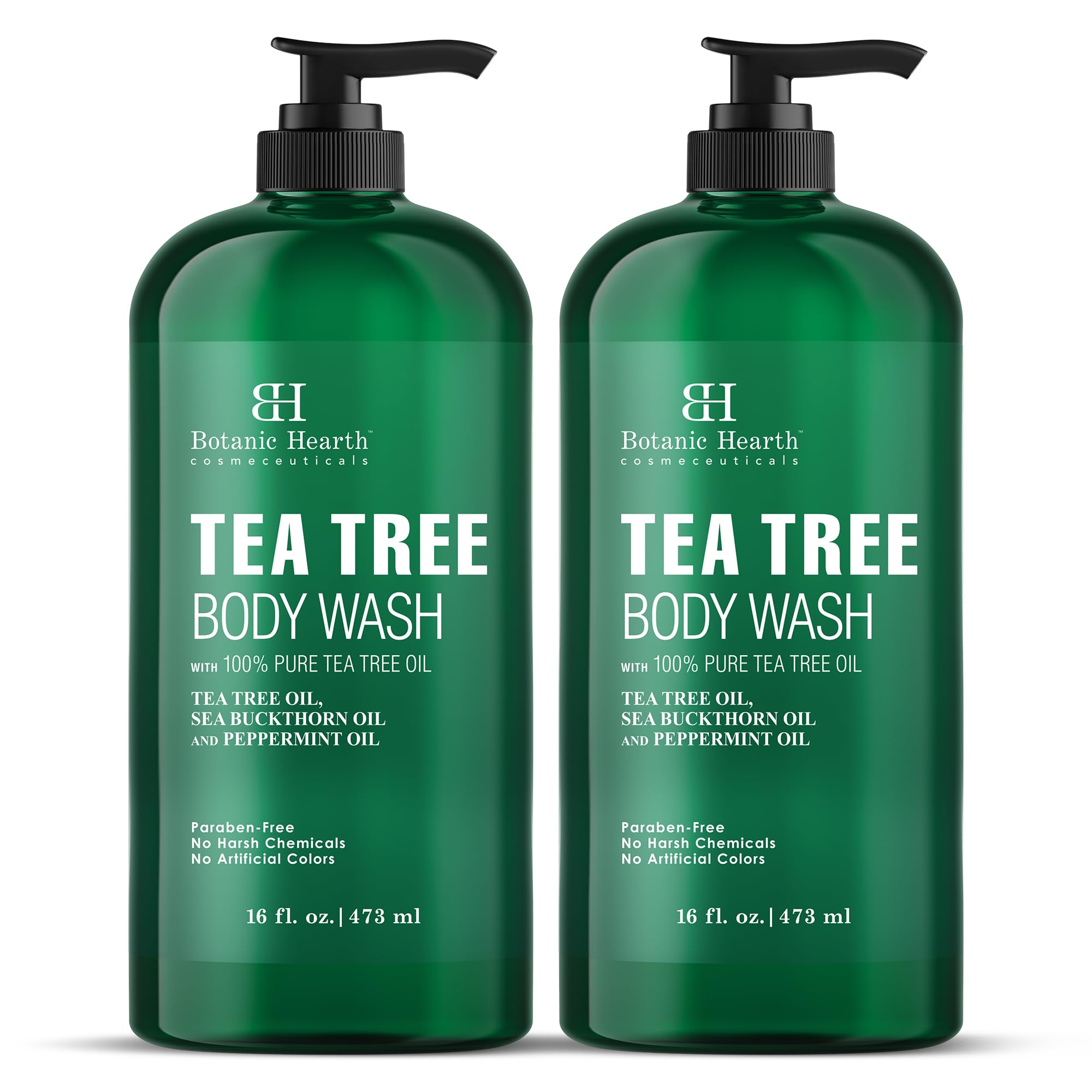 Foto 2 pulgar | Gel De Baño Botanic Hearth Tea Tree, 473 Ml, Alivia La Picazón En La Piel, 2 Veces - Venta Internacional.
