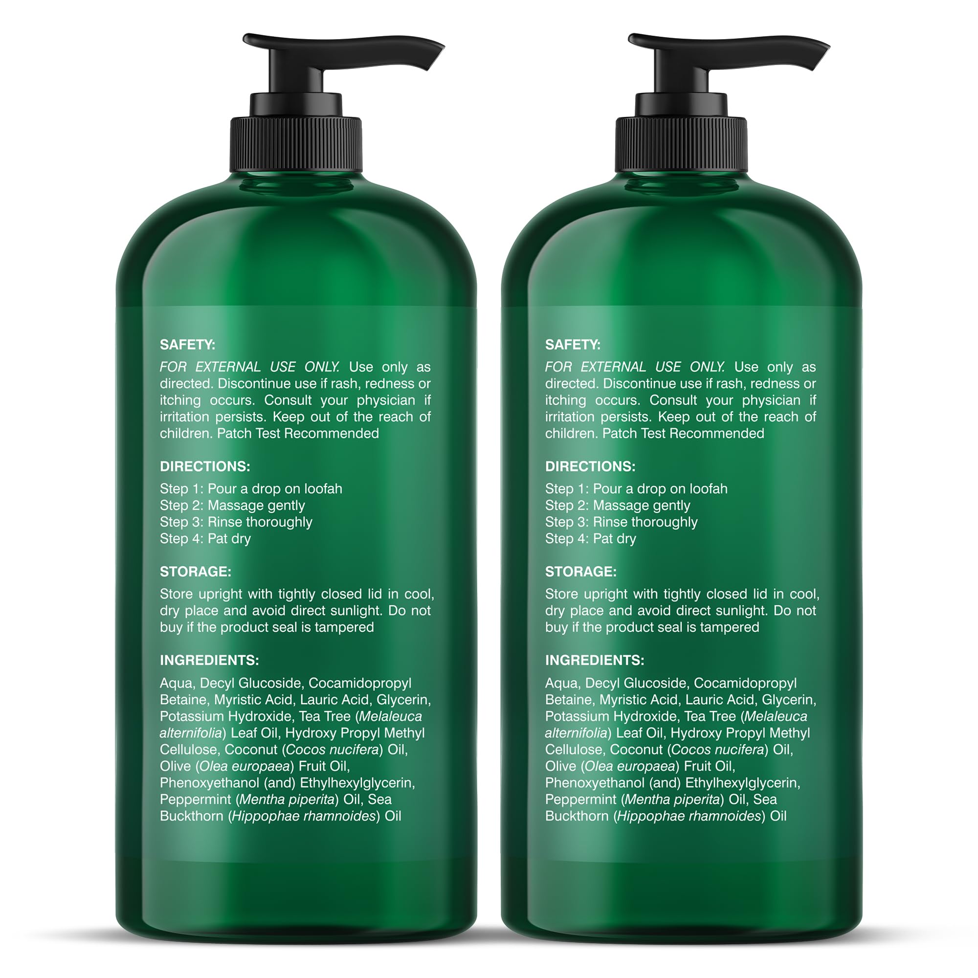 Foto 3 pulgar | Gel De Baño Botanic Hearth Tea Tree, 473 Ml, Alivia La Picazón En La Piel, 2 Veces - Venta Internacional.