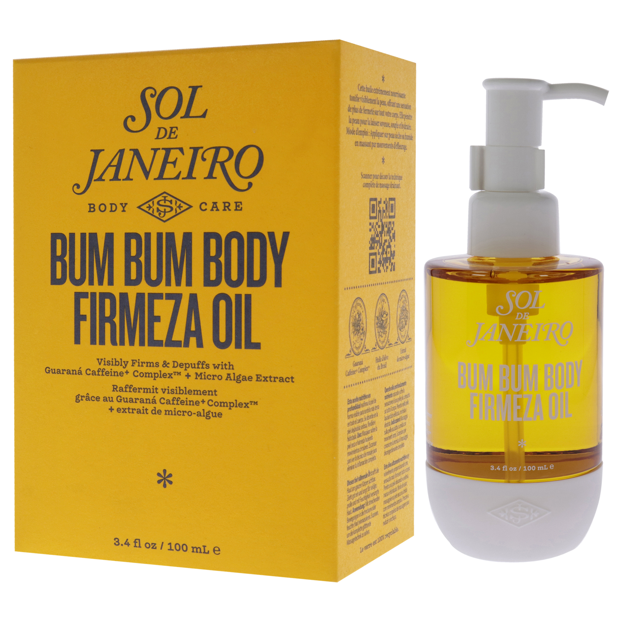 Foto 5 pulgar | Aceite Corporal Sol de Janeiro Bum Bum Firmeza 100 ml Unisex - Venta Internacional