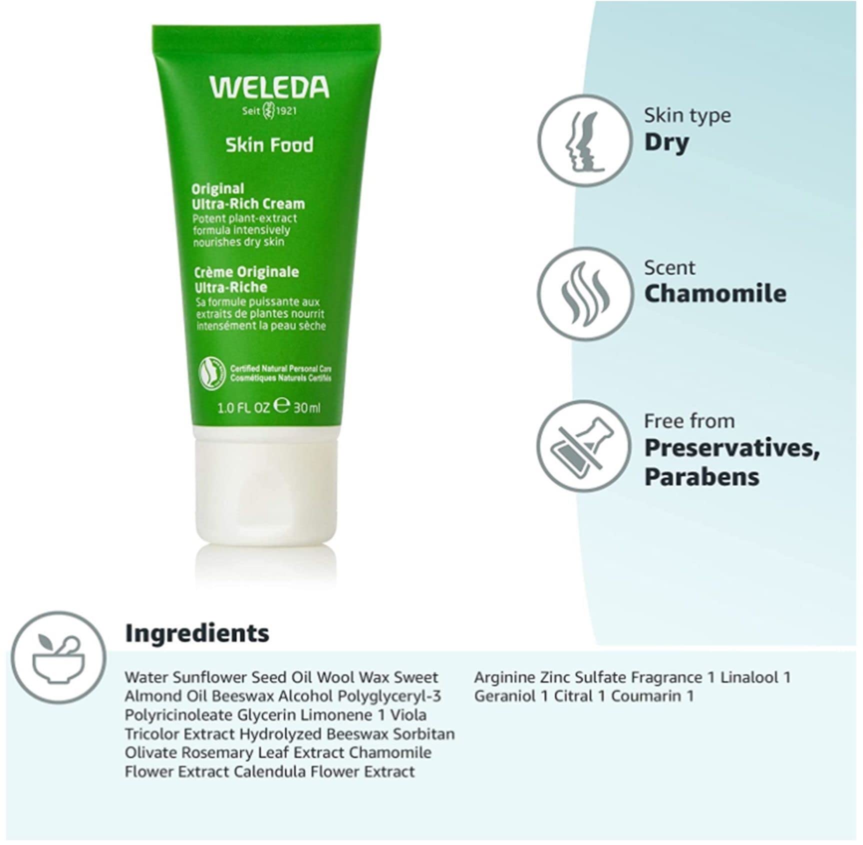 Foto 4 pulgar | Crema Corporal Weleda Skin Food Original Ultra-rich 30 Ml - Venta Internacional.