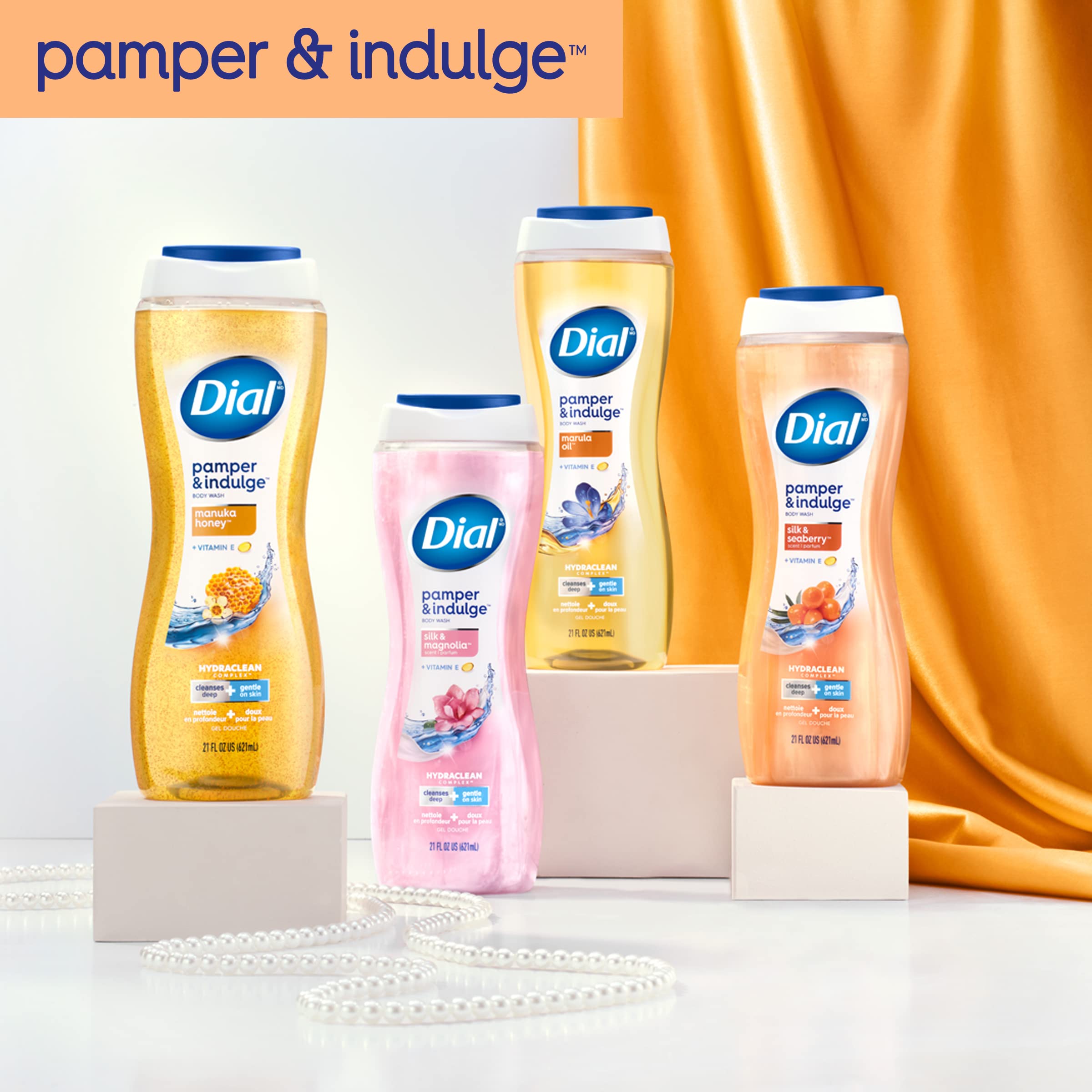 Foto 4 pulgar | Gel De Baño Dial Pamper & Indulge Con Aceite De Marula 946 Ml - Venta Internacional.