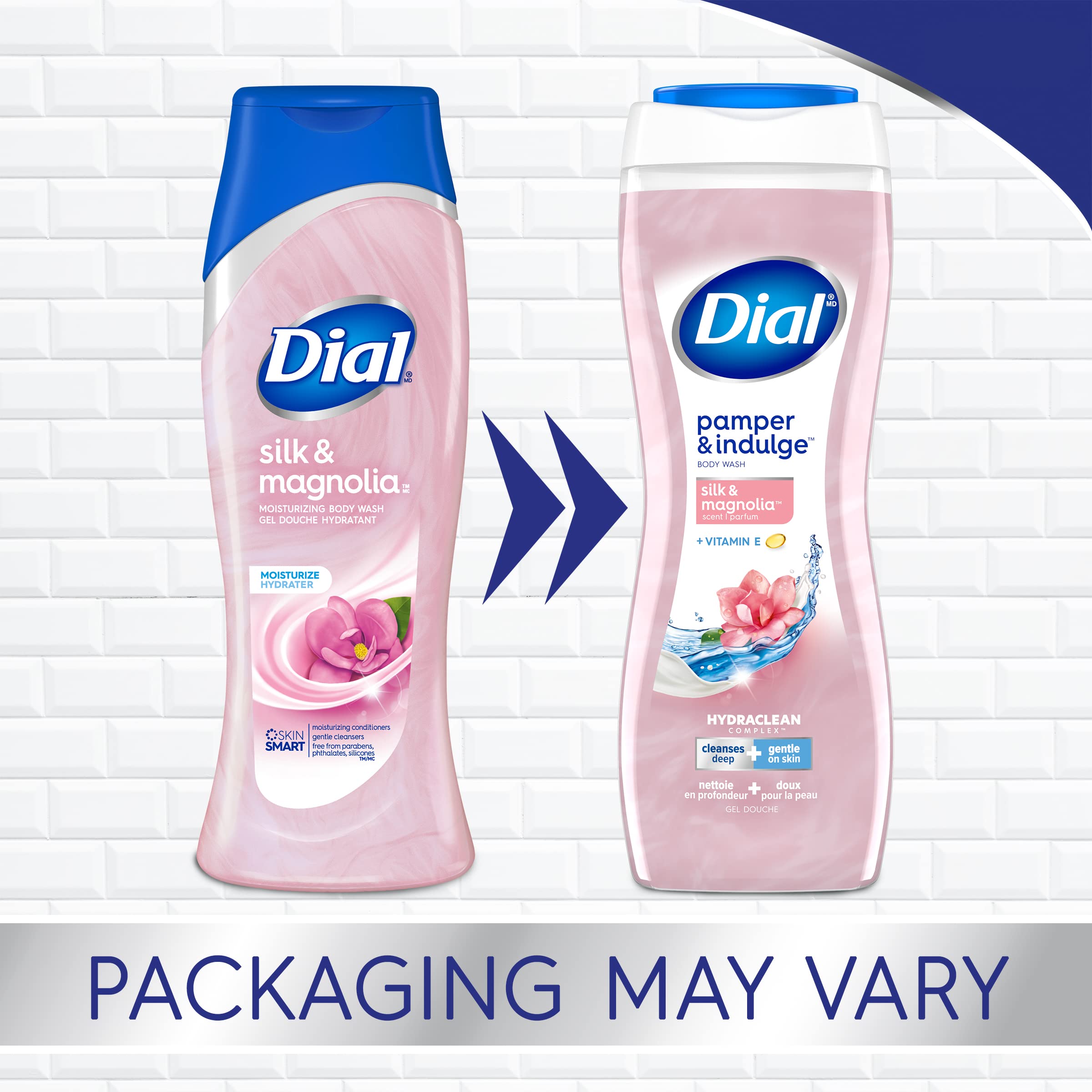 Foto 3 pulgar | Gel De Baño Dial Pamper & Indulge Silk & Magnolia 946 Ml - Venta Internacional.