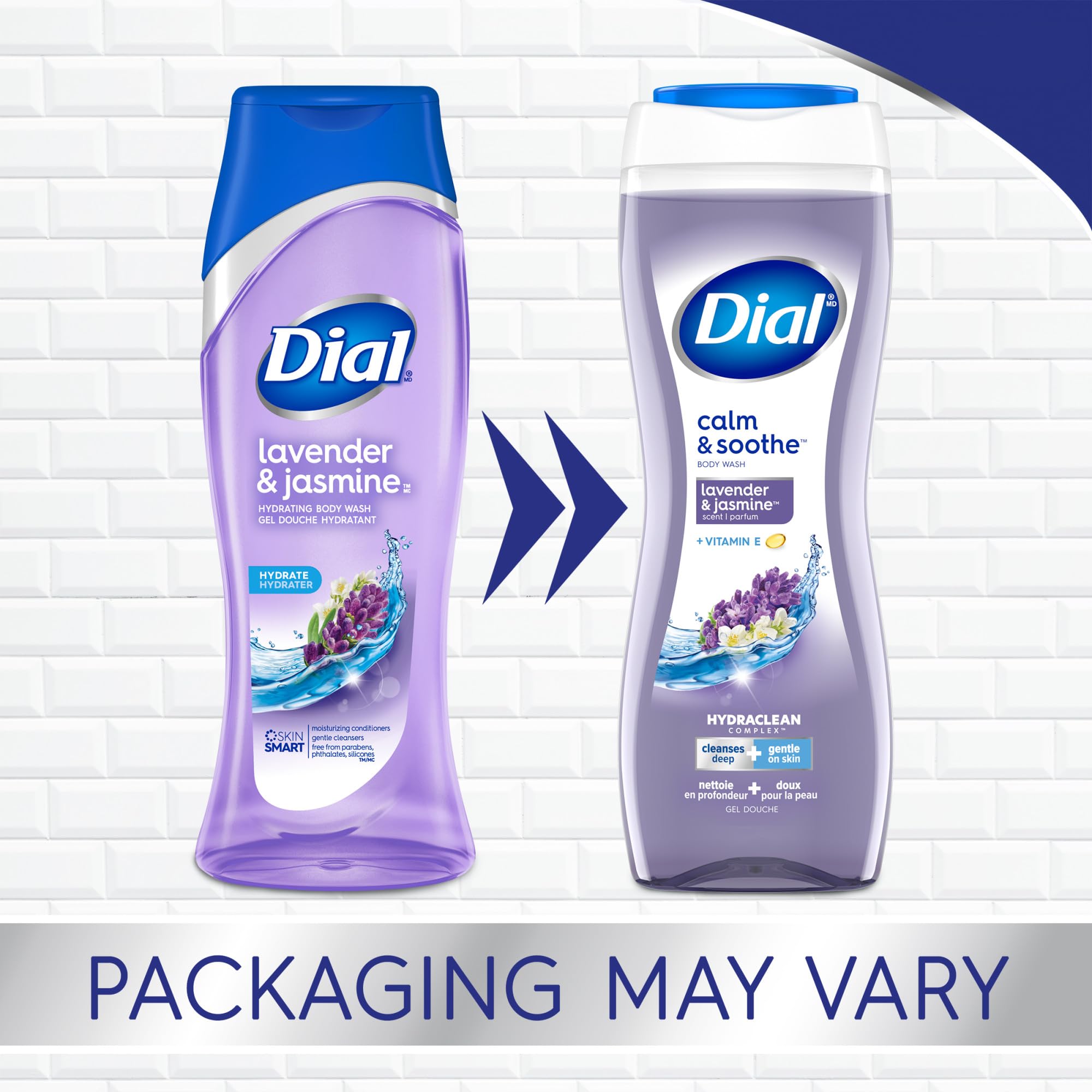 Foto 3 pulgar | Gel De Baño Dial Calm & Soothe De Lavanda Y Jazmín 960 Ml - Venta Internacional.