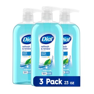 Foto 1 | Gel De Baño Dial Refresh & Renew Spring Water, 680 Ml (paquete De 3) - Venta Internacional.