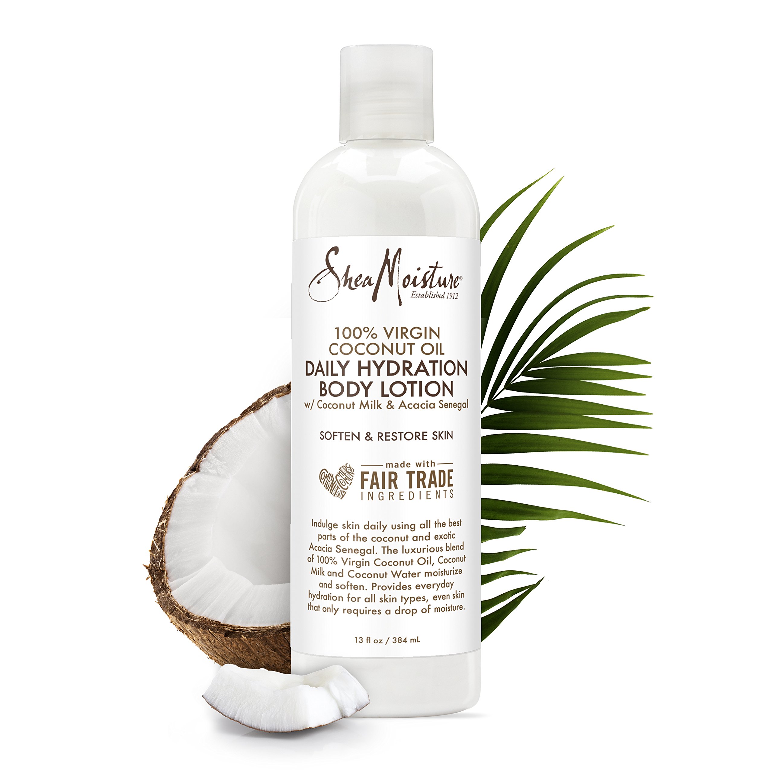 Foto 3 pulgar | Loción Corporal Sheamoisture Con Aceite De Coco 100% Virgen 385 Ml - Venta Internacional.