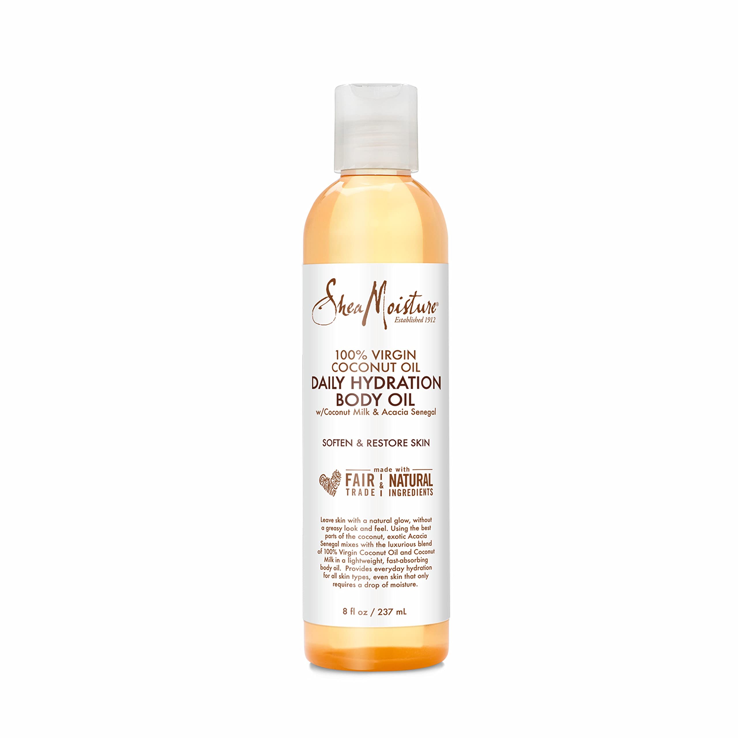 Aceite Corporal Sheamoisture De Hidratación Diaria, Coco Virgen, 240 Ml - Venta Internacional.