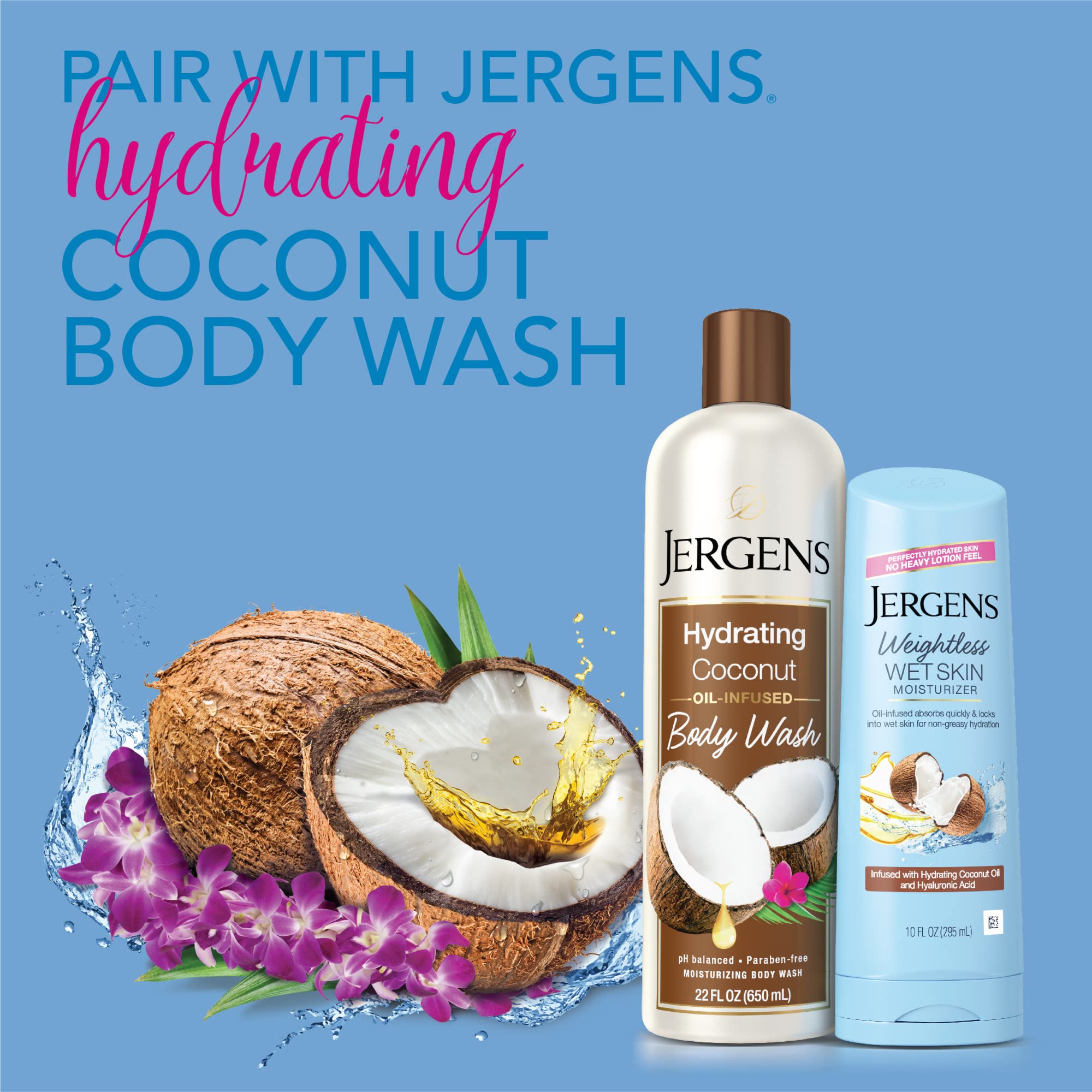Foto 5 pulgar | Hidratante Corporal Jergens Wet Skin Con Aceite De Coco 300 Ml (x3) - Venta Internacional.