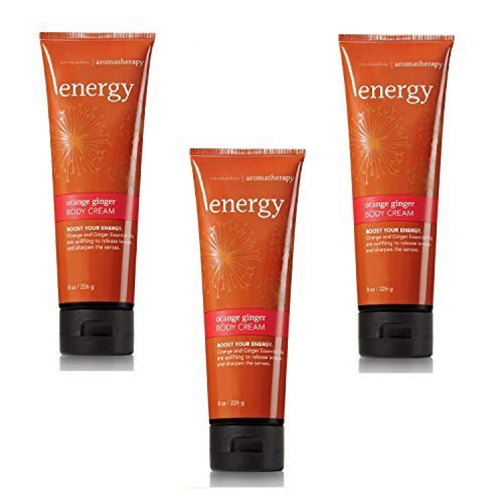 Foto 2 pulgar | Crema Corporal Bath & Body Works, Aromaterapia Energética, Naranja Y Jengibre, 240 Ml X 3 - Venta Internacional.