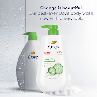 Foto 2 | Body Wash Dove Refrescante De Pepino Y Té Verde, 900 Ml, Paquete De 3 - Venta Internacional.