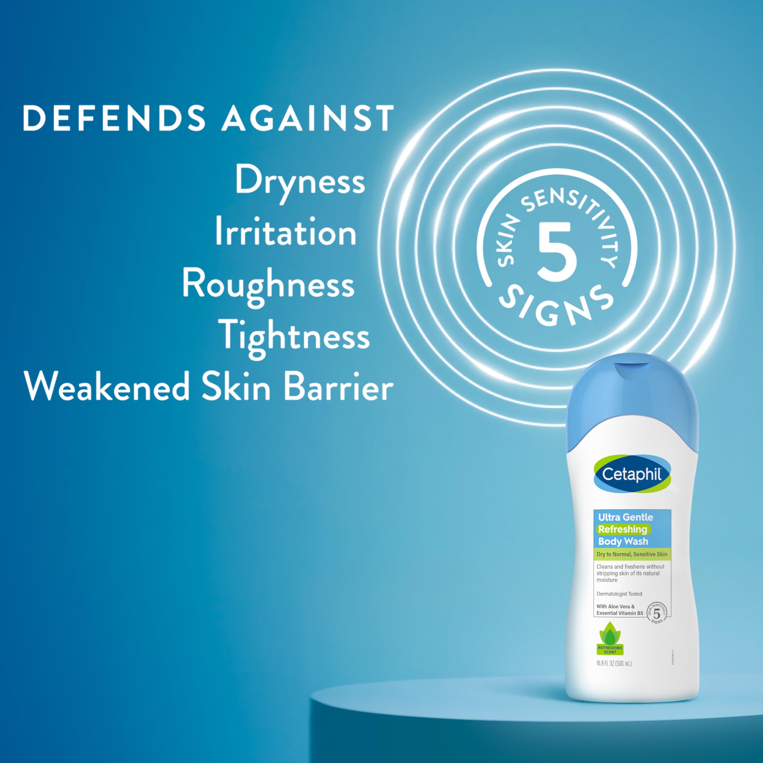 Foto 3 pulgar | Gel De Baño Cetaphil Ultra Suave Refrescante, 500 Ml, Paquete De 3 - Venta Internacional.