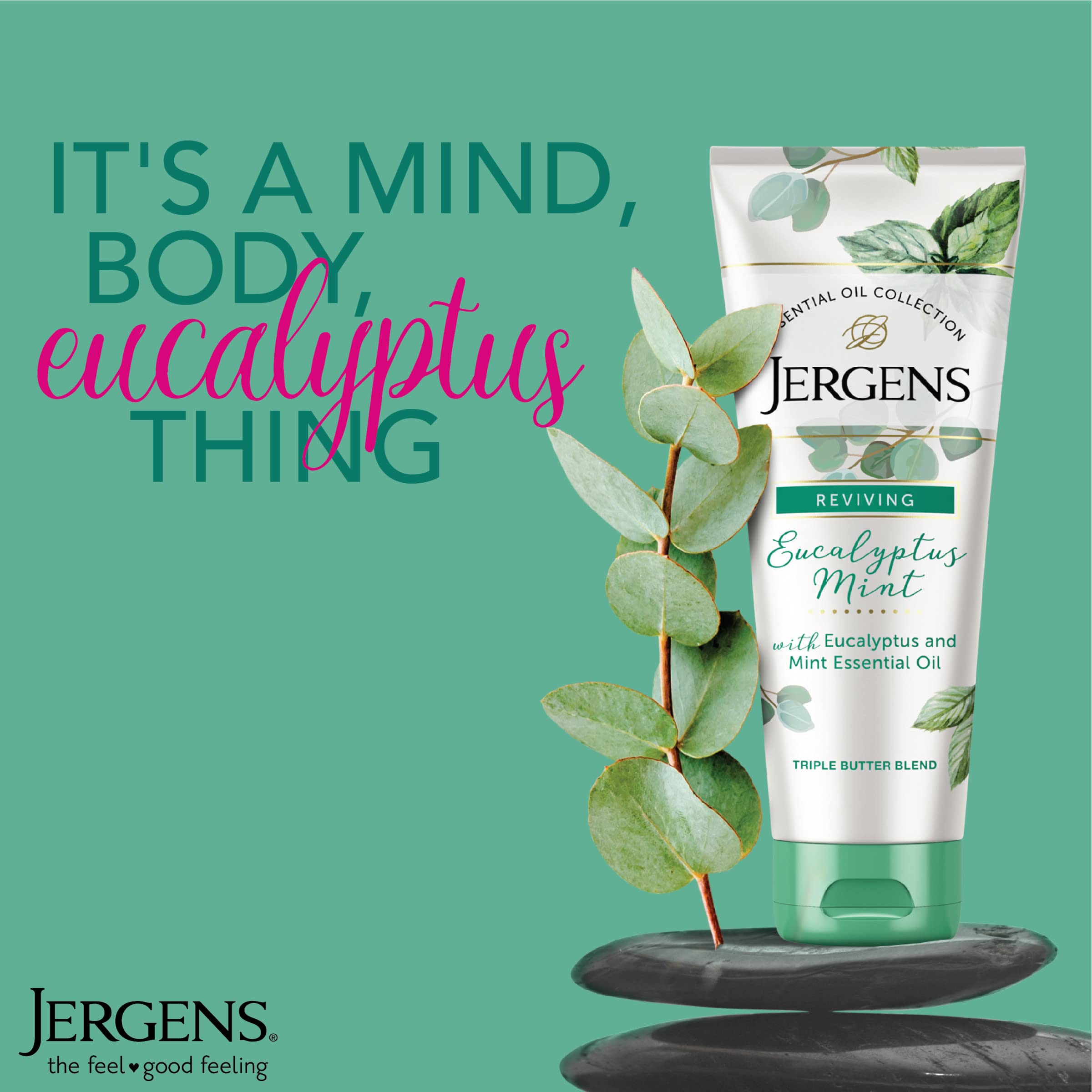 Foto 6 pulgar | Manteca Corporal Jergens Eucalyptus Mint 207 Ml Para Todo Tipo De Piel - Venta Internacional.