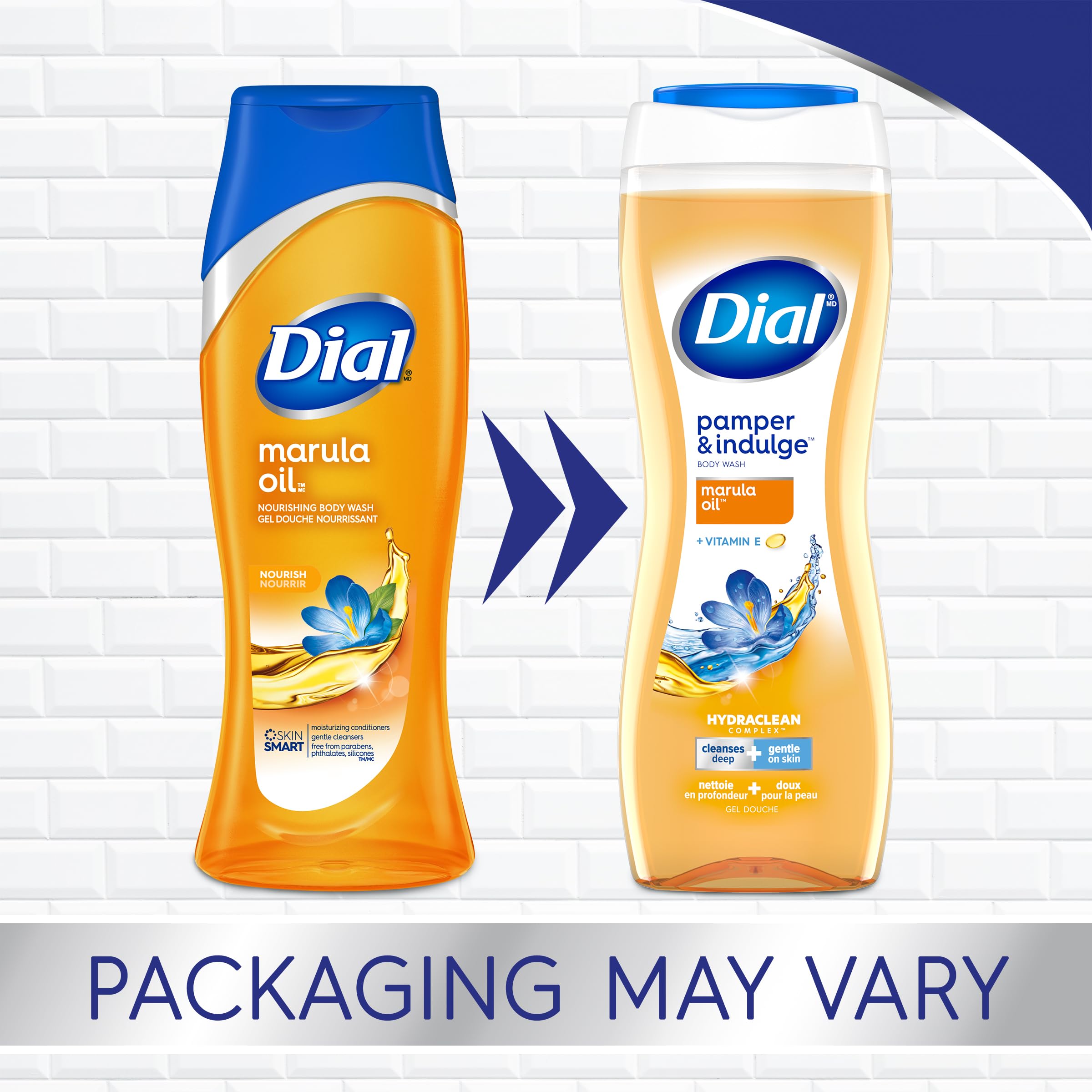 Foto 3 pulgar | Gel de Baño Dial Pamper & Indulge Aceite de Marula 480 Ml - Venta Internacional