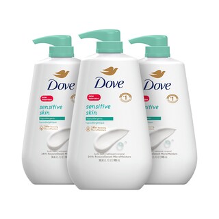Foto 1 | Gel De Baño Dove Para Piel Sensible Hipoalergénico, 900 Ml, Paquete De 3 - Venta Internacional.