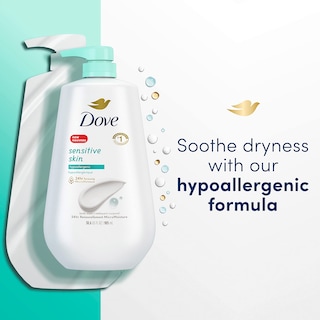 Foto 3 | Gel De Baño Dove Para Piel Sensible Hipoalergénico, 900 Ml, Paquete De 3 - Venta Internacional.