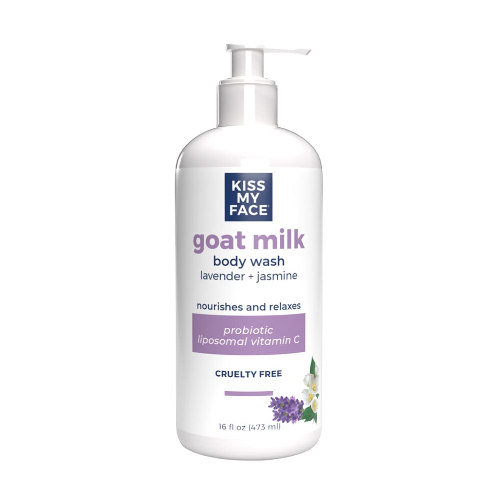 Foto 2 pulgar | Gel De Baño Kiss My Face De Leche De Cabra Con Aceite De Argán 480 Ml - Venta Internacional.