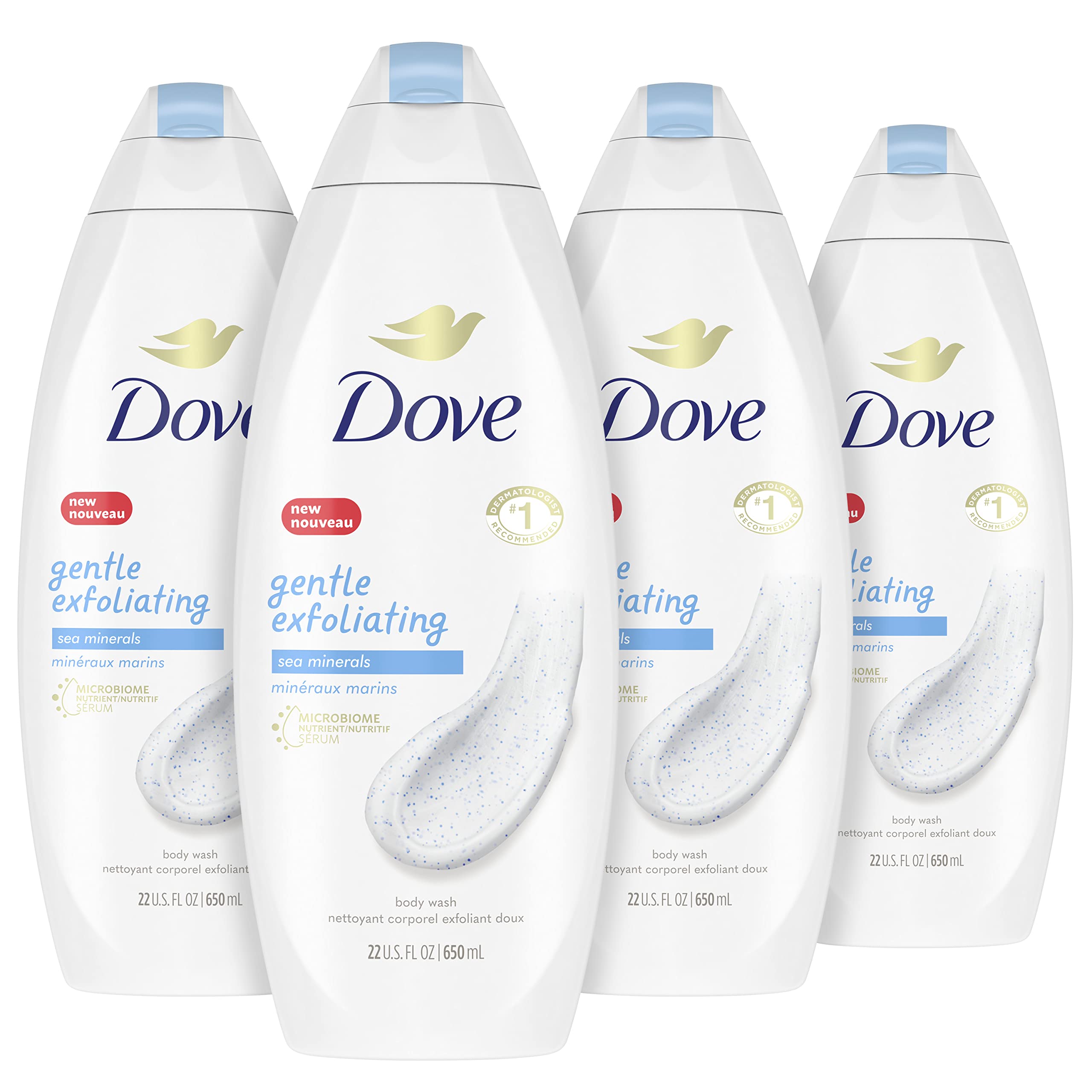 Foto 2 pulgar | Body Wash Dove Revela Instantáneamente Una Piel Más Suave, 650 Ml, Paquete De 4 - Venta Internacional.