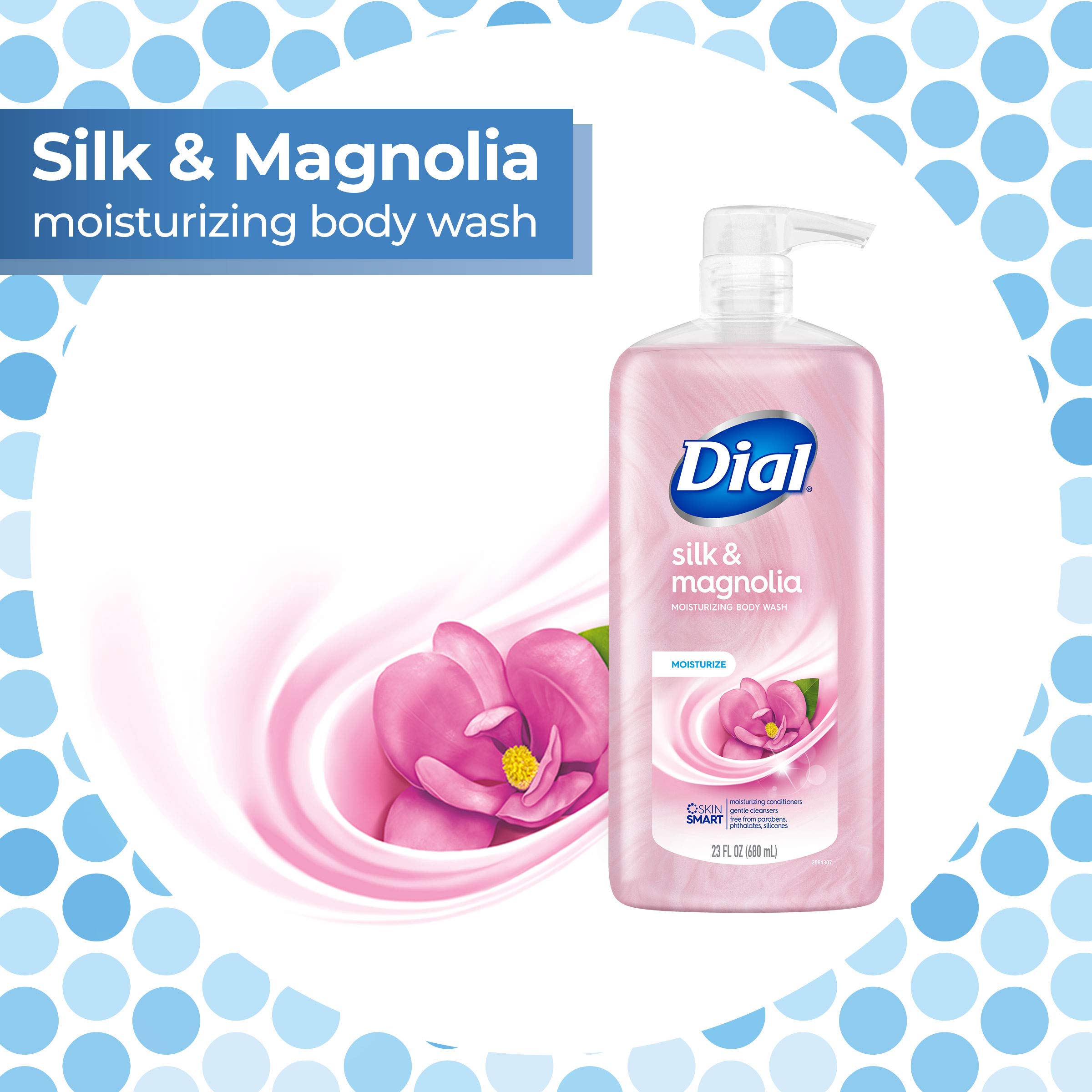 Foto 4 pulgar | Gel De Baño Dial Silk & Magnolia, 680 Ml (paquete De 3) - Venta Internacional.