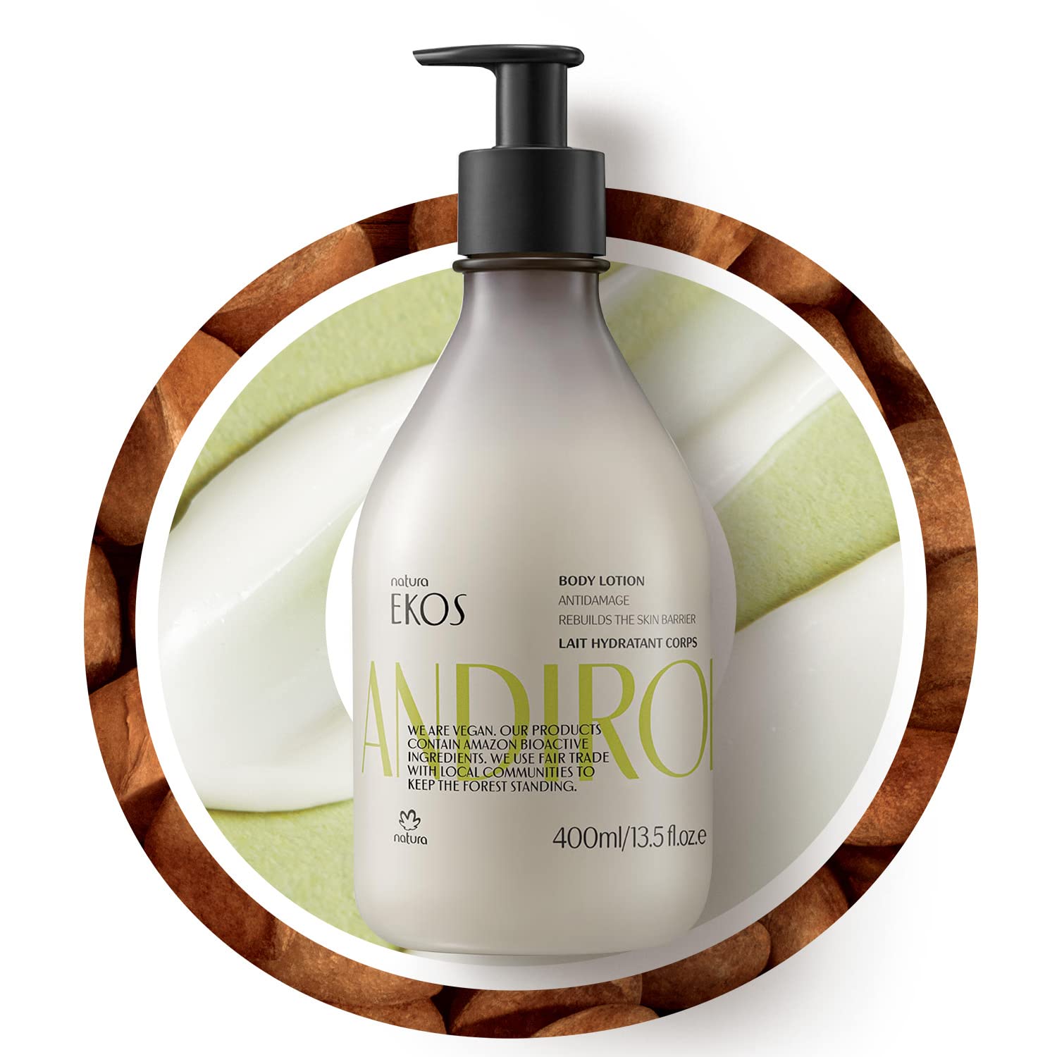 Foto 2 pulgar | Loción Corporal Natura Ekos Andiroba Restauradora 400 Ml - Venta Internacional.