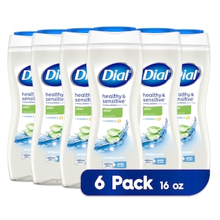 Foto 1 | Gel De Baño Dial Clean + Gentle Aroma A Aloe, 480 Ml (paquete De 6) - Venta Internacional.