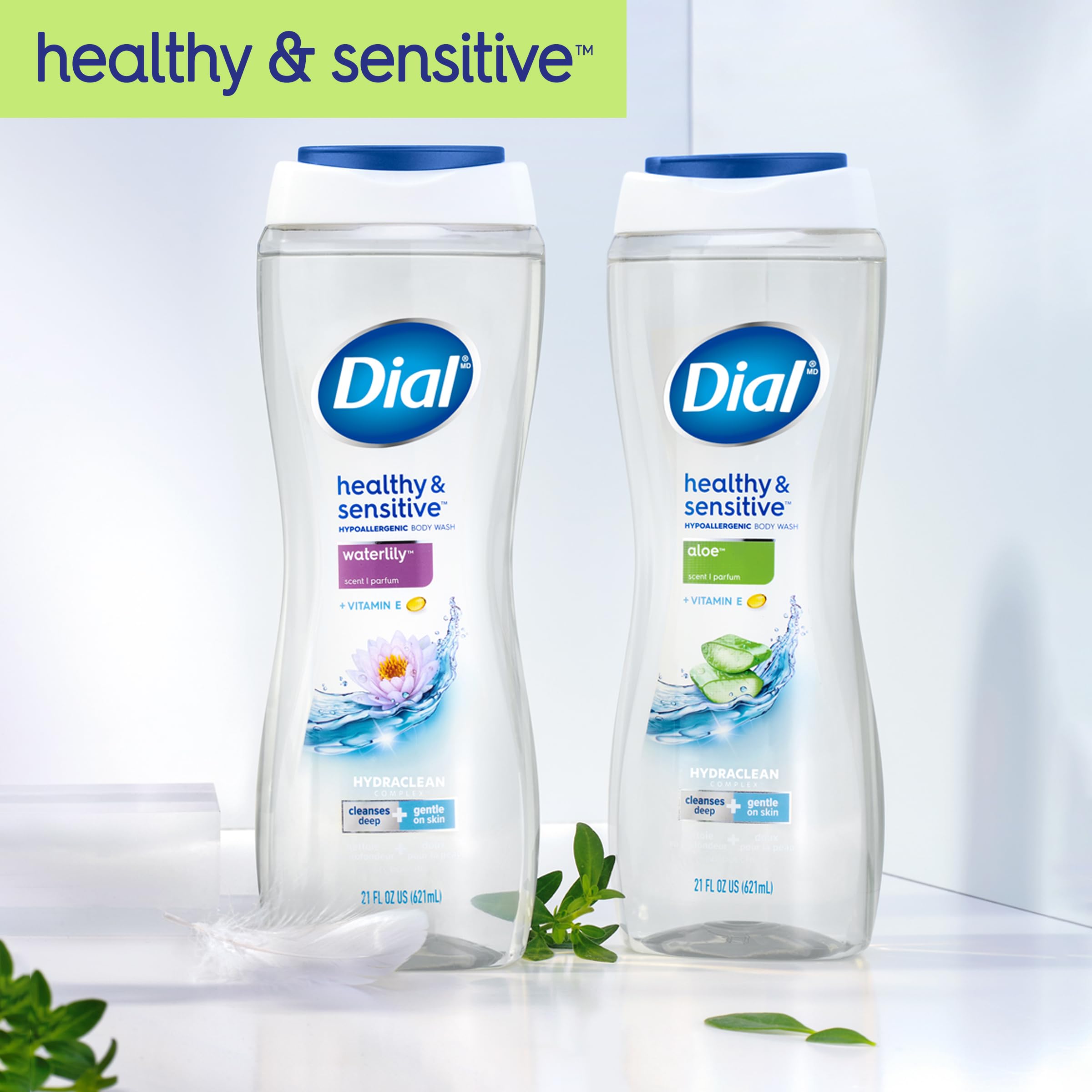 Foto 8 pulgar | Gel De Baño Dial Clean + Gentle Aroma A Aloe, 480 Ml (paquete De 6) - Venta Internacional.