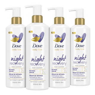 Foto 1 | Limpiador Corporal Dove Body Love Night Recovery 4x500ml - Venta Internacional.