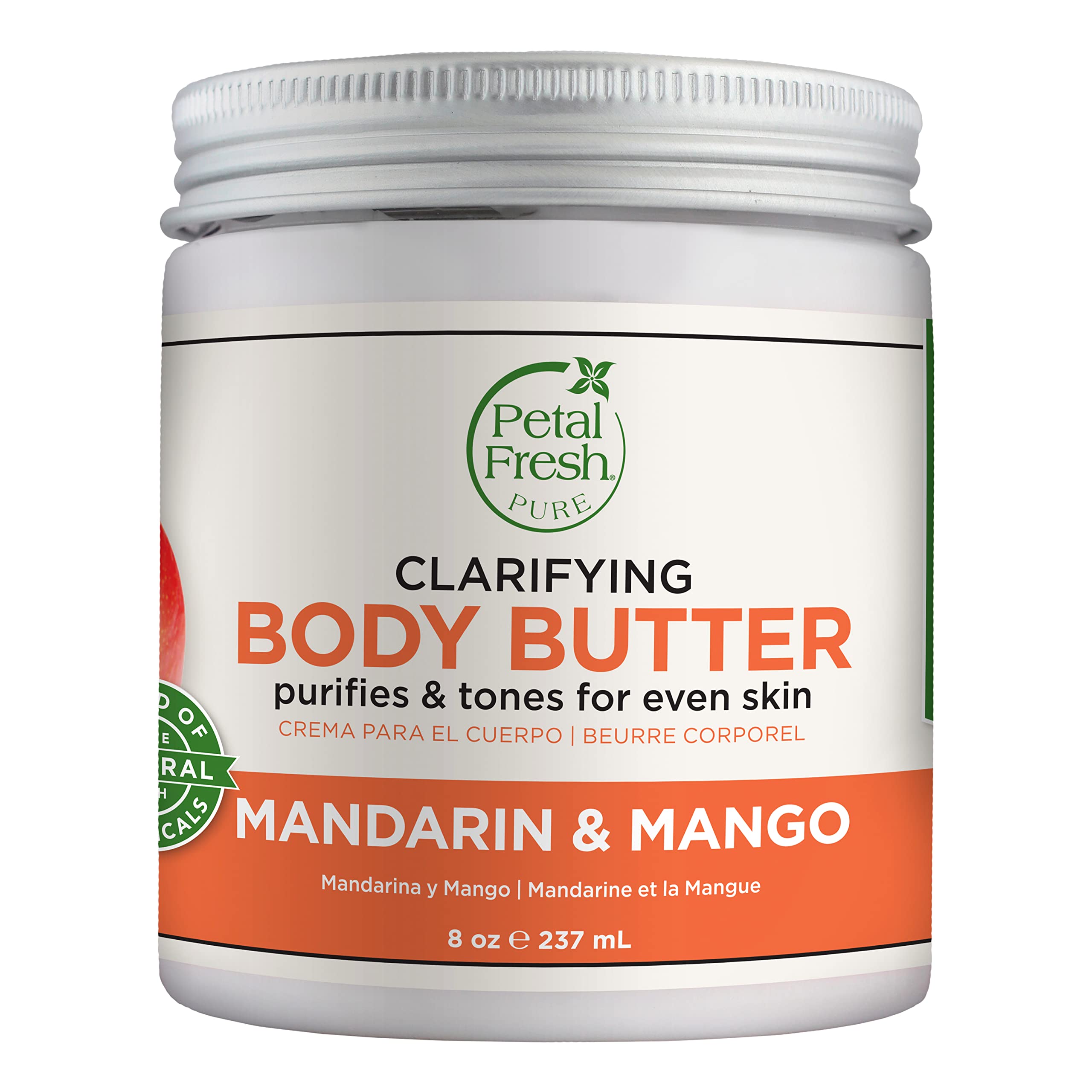 Foto 2 pulgar | Manteca Corporal Petal Fresh Pure Clarifying Mandarin & Mango 240ml - Venta Internacional.