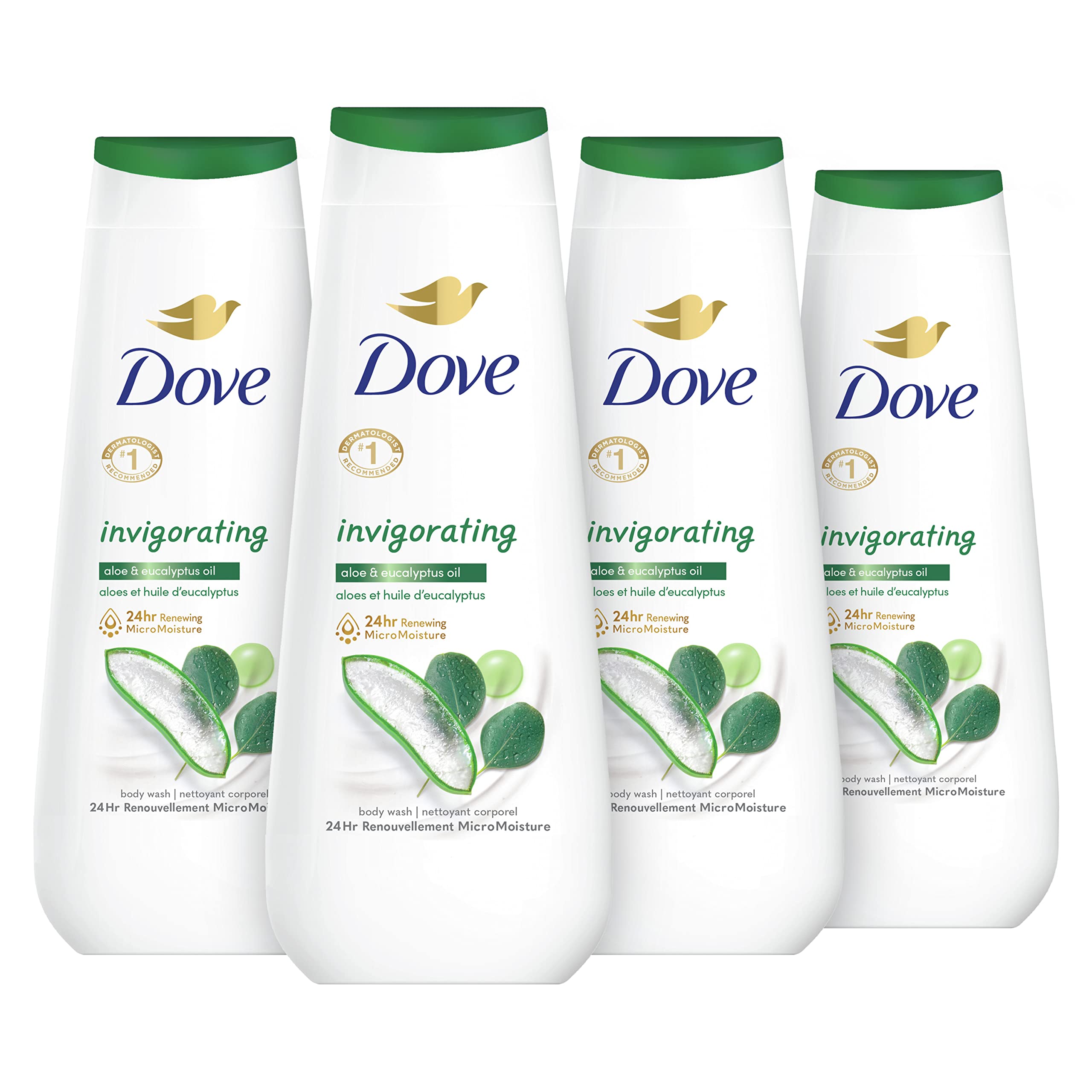 Foto 2 pulgar | Gel de Baño Dove Invigorating 4 Piezas-Venta Internacional