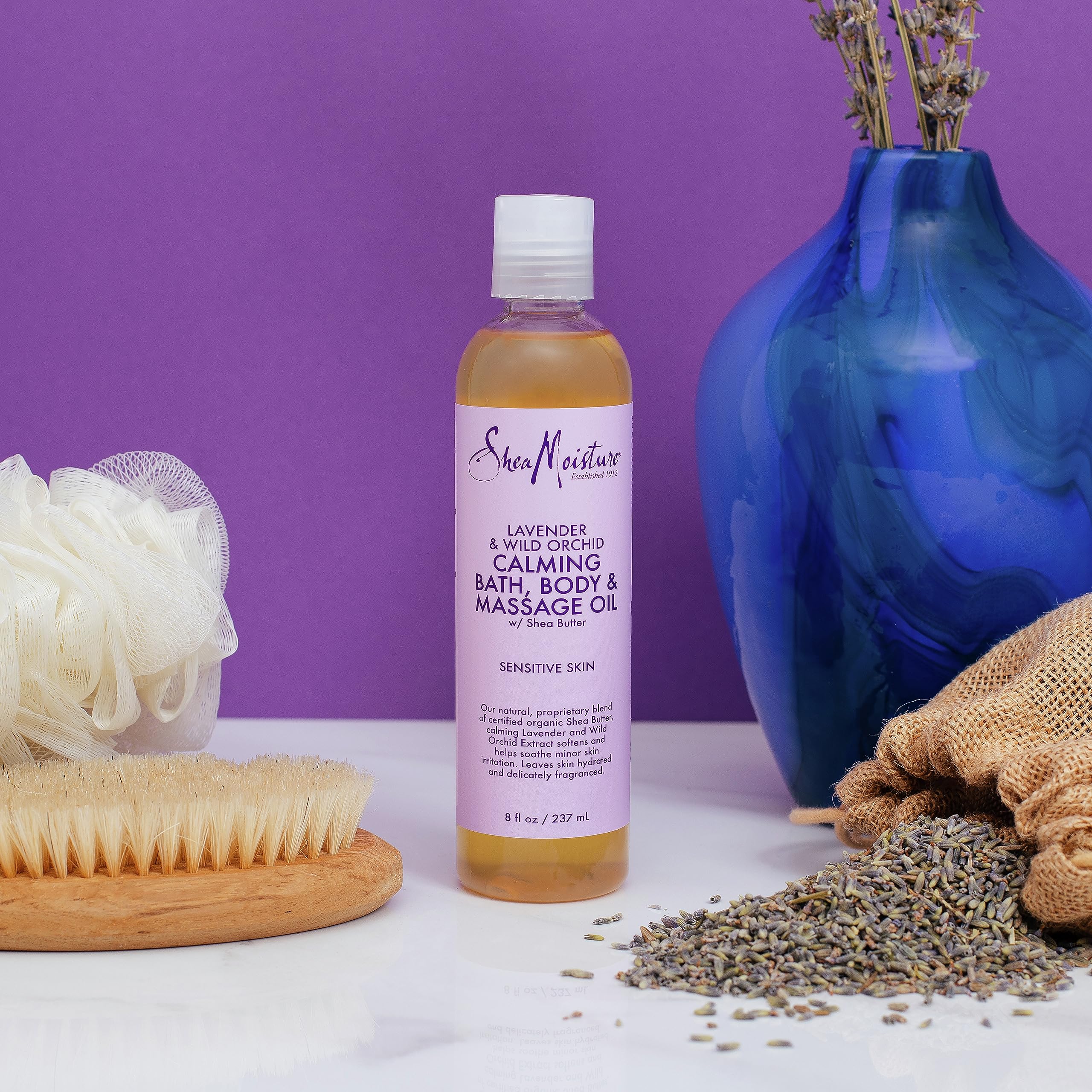 Foto 3 pulgar | Aceite de Baño Sheamoisture Lavender Wild Orchid 237 ml-Venta Internacional
