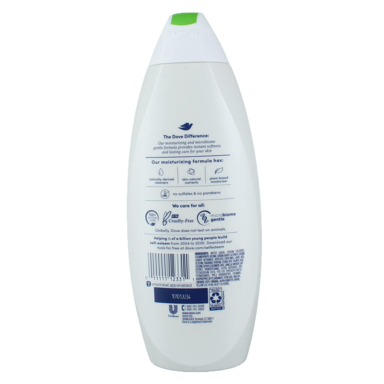 Foto 4 pulgar | Gel de Baño Dove Go Fresh Refreshing Cucumber 355 Ml - Venta Internacional