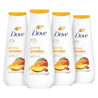 Foto 1 | Body Wash Dove Glowing Mantequilla De Mango Y Almendras 600 Ml Paquete De 4 - Venta Internacional