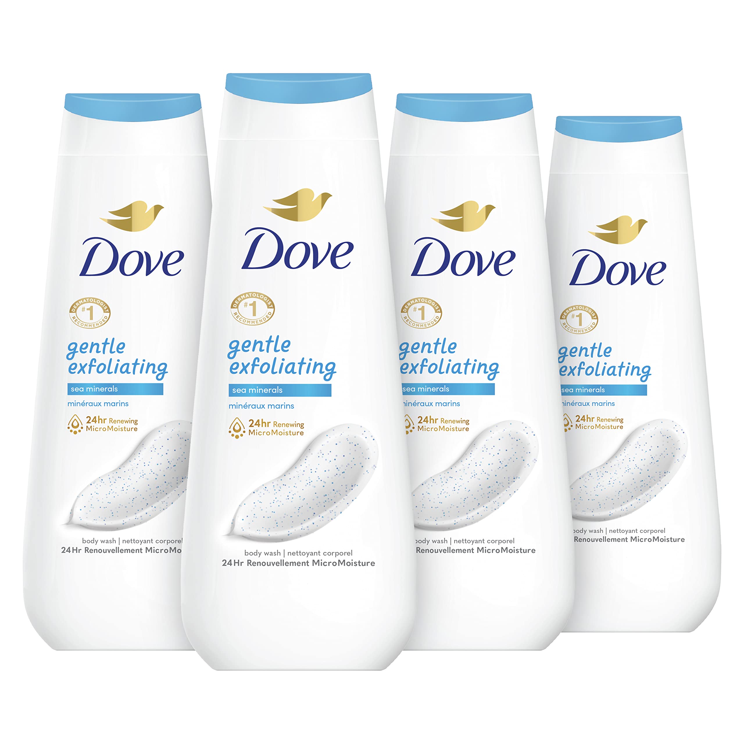 Foto 2 pulgar | Gel de Baño Dove Gentle Exfoliating 4 Piezas-Venta Internacional