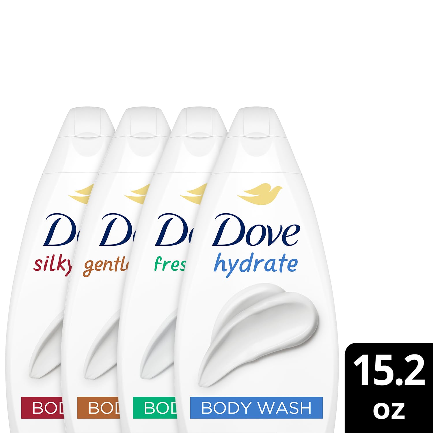 Foto 4 pulgar | Gel de Baño Dove Variety Paquete de 6 Unidades Hydrate Gentle Pamper 450 Ml - Venta Internacional