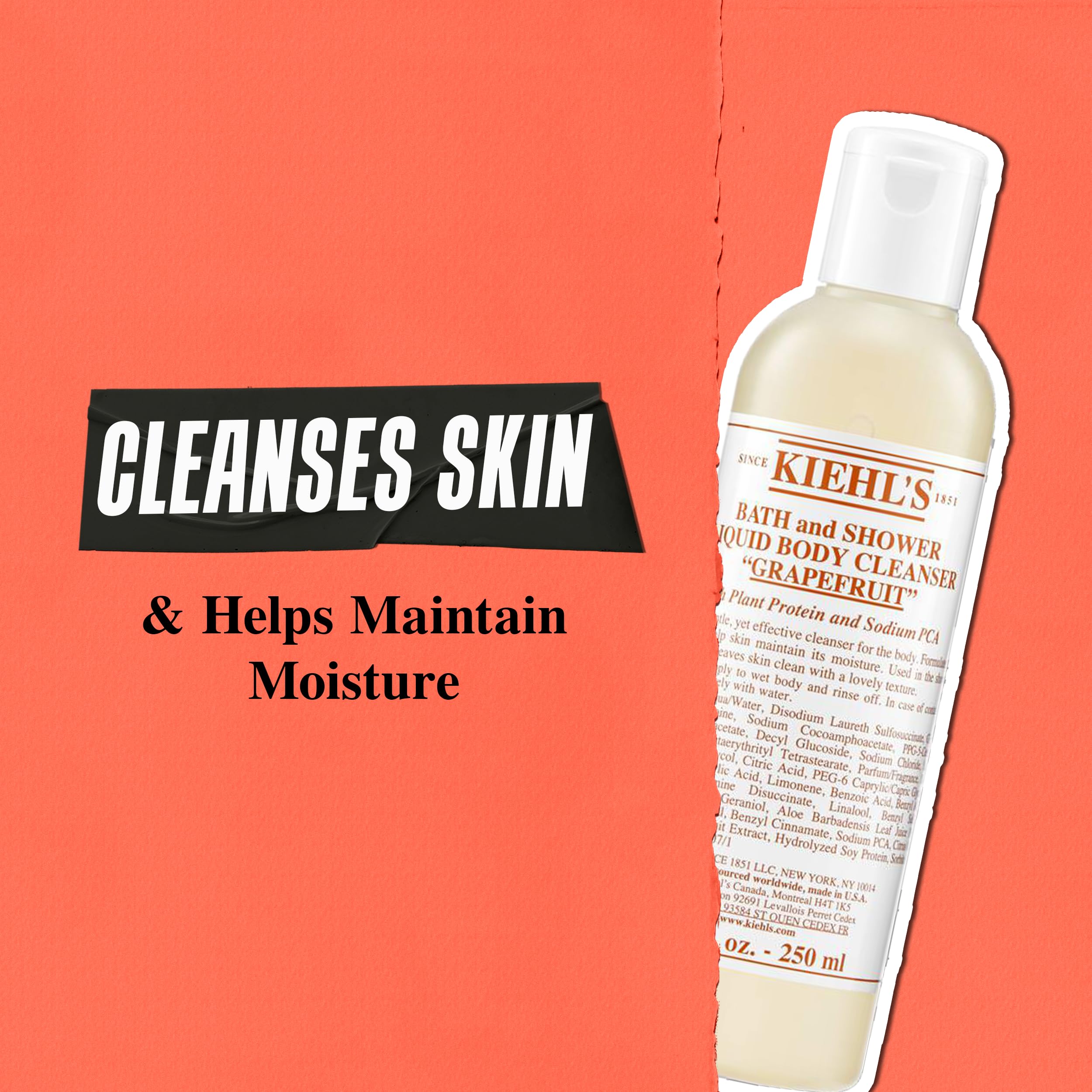 Foto 5 pulgar | Limpiador Corporal Líquido Kiehl's Grapefruit 1l con Aloe Vera - Venta Internacional