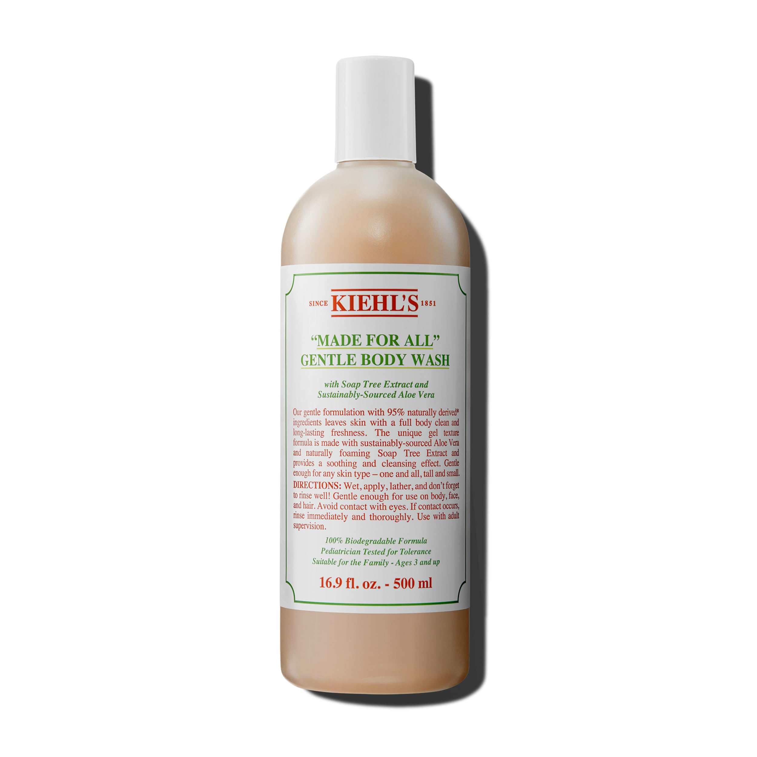 Foto 1 | Gel De Ducha Limpiador Corporal Kiehl's Made For All, 500 Ml - Venta Internacional.