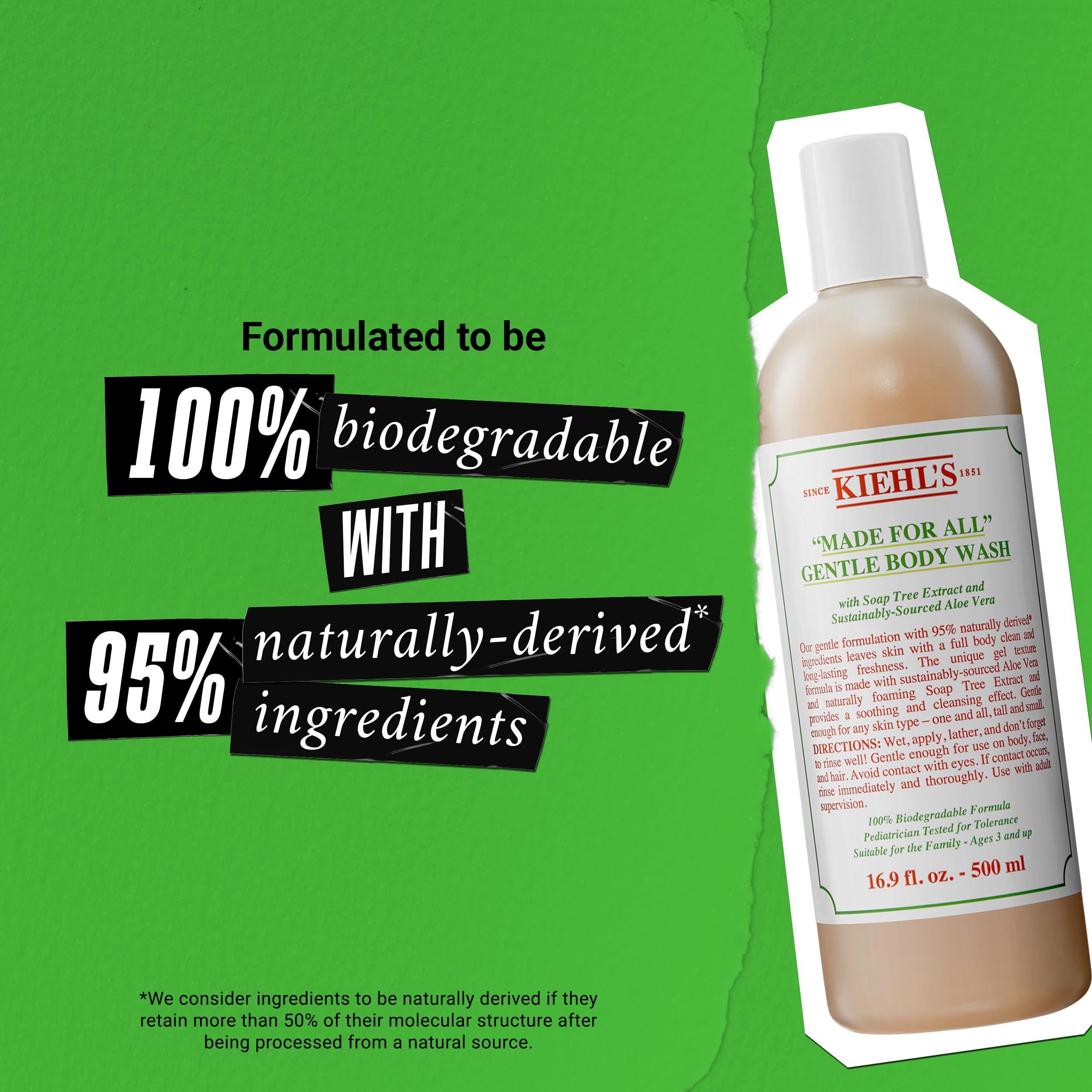 Foto 5 pulgar | Gel De Ducha Limpiador Corporal Kiehl's Made For All, 500 Ml - Venta Internacional.