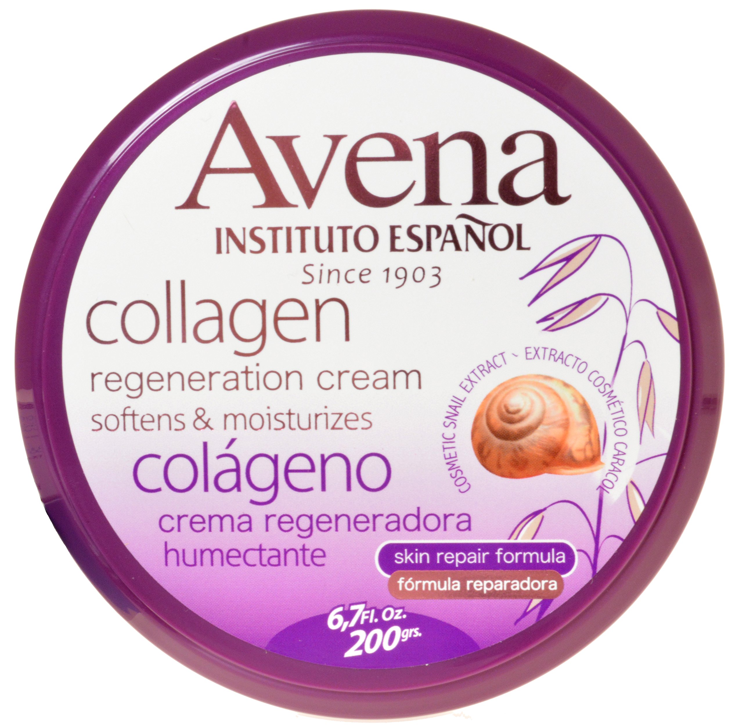 Crema Regeneradora De Colágeno Avena Instituto Espanol 200 Ml - Venta Internacional.