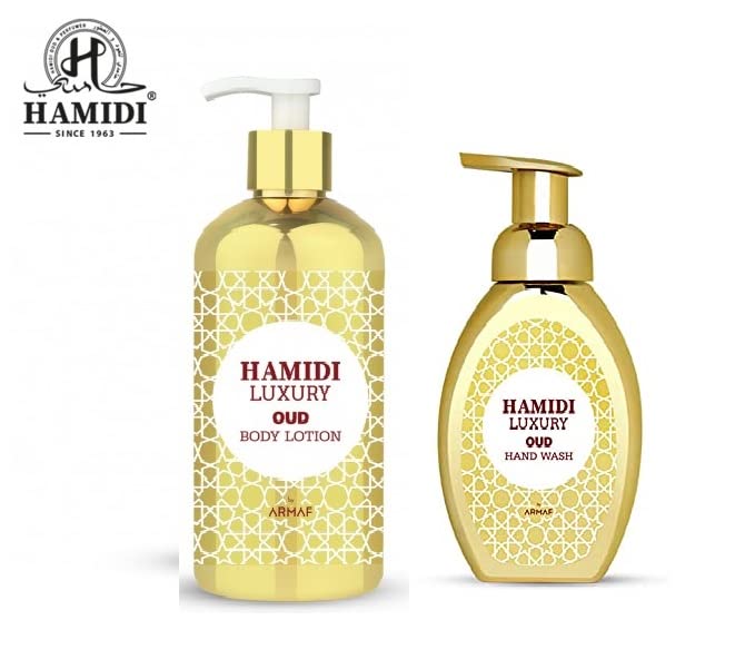 Foto 2 pulgar | Set De Regalo Armaf Hamidi Luxury Oud Body Lotion 500 Ml Wash Hand Wash 350 Ml - Venta Internacional.