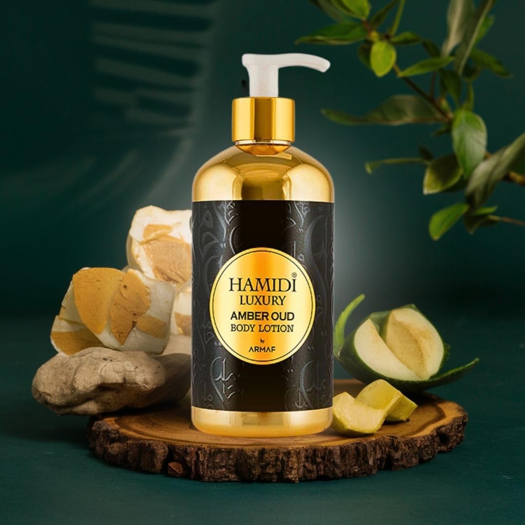 Foto 3 pulgar | Loción Corporal Hamidi Luxury Amber Oud 500 Ml Ultra Hidratante - Venta Internacional.
