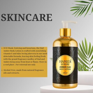 Foto 3 | Loción Corporal Hamidi Luxury Amber Oud 500 Ml Ultra Hidratante - Venta Internacional.