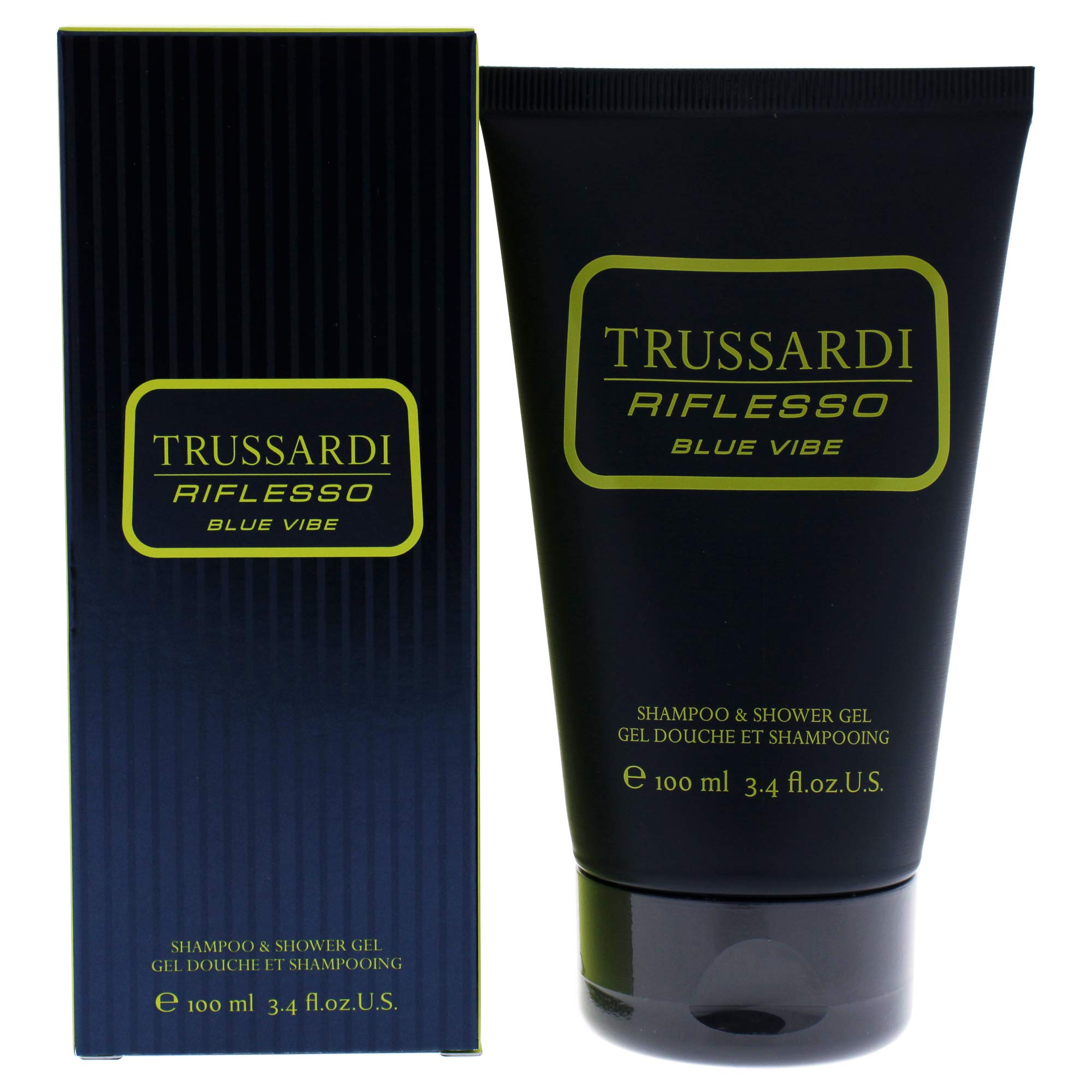 Foto 2 pulgar | Shampoo y Gel de Ducha Trussardi Riflesso Blue Vibe 100 Ml - Venta Internacional