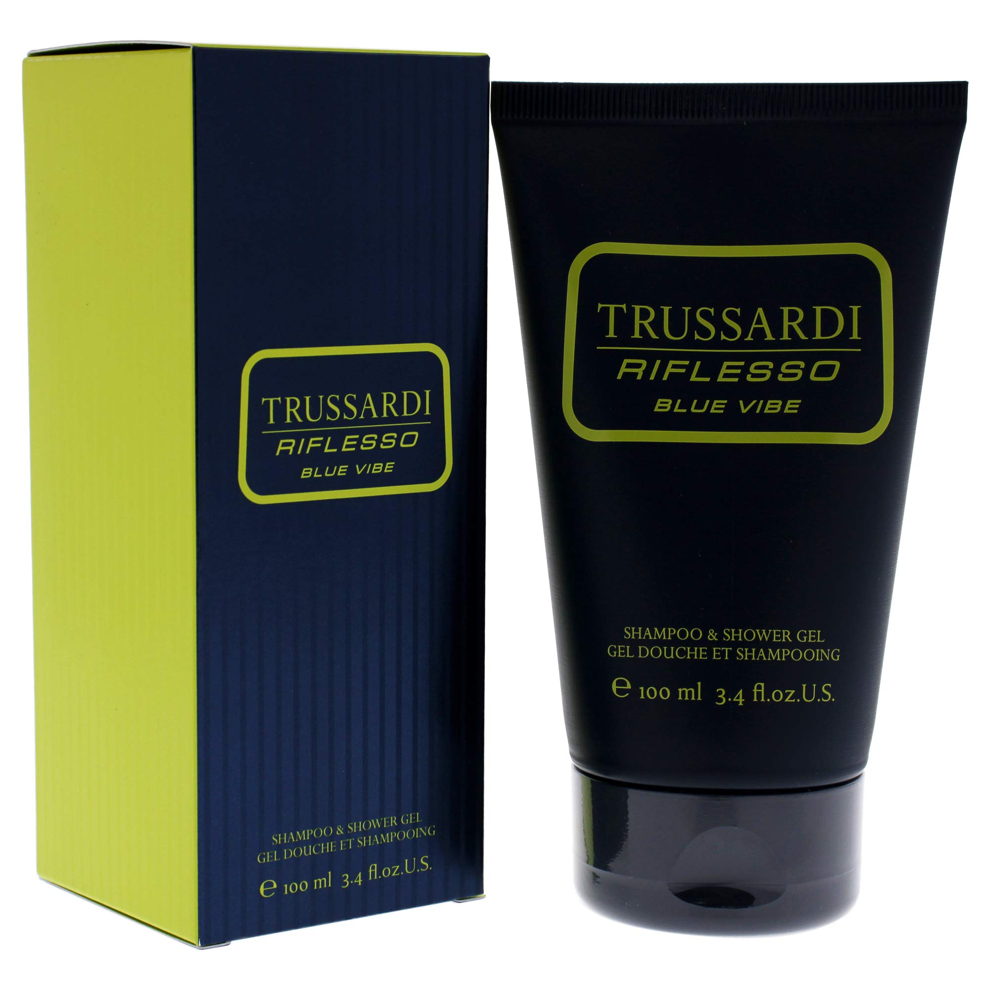 Foto 4 pulgar | Shampoo y Gel de Ducha Trussardi Riflesso Blue Vibe 100 Ml - Venta Internacional